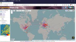 The map shows average yearly counts of lightning flashes per square kilometer, based on data collected by nasa satellites between 1995 and 2002. Real Time Lightning Map Lightningmaps Org Mozilla Firefox 2020 06 21 18 54 37 Youtube