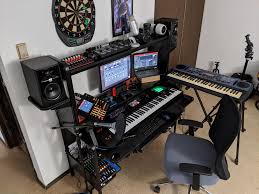 Hyper deicide catharsis party pit reset black label Wanted To Buy A Music Desk But They Were Pretty Expensive Picked Up An Ikea Freddie Gaming Desk Worked Perfect For My 76 Key Added A Pull Out Under Tray For Mouse Keyboard