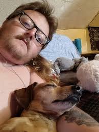 My kind, thoughtful, and talented sister made me a pillow with my Rodney