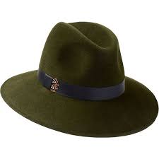 Penmayne Of London Willow Fedora Green Feather Band Feather Band London Logo Fedora