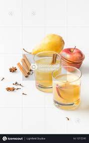Premium Glasses Of Delicious Spiced Cider With Pear And Apple Photo Download In Png Jpg Format Spiced Cider Delicious Fruits Photos