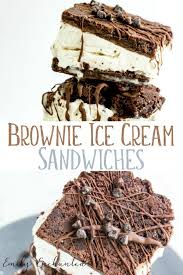 Brownie Ice Cream Sandwiches Ice Cream Sandwich Recipe Brownie Ice Cream Sandwich Ice Cre Brownie Ice Cream Best Chocolate Desserts Ice Cream Maker Recipes