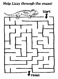 Maze puzzles for kids printable. Lizard Maze Mazes For Kids Printable Mazes For Kids Printable Mazes
