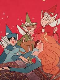 Merryweather Fauna Flora Princess Aurora Sleeping Beauty Released 1959 Disney Art Classic Disney Disney Sleeping Beauty
