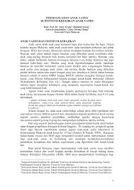 Barangsiapa yang mengusap kepala anak yatim dengan tangannya pada hari 'asyura , maka allah akan mengangkat derajatnya dengan disunnahkan membaca doa ketika mengusap kepala anak yatim semoga allah menutup keyatimanmu dan menjadikanmu pengganti yang baik dari ayahmu. Pdf Permasalahan Anak Yatim Di Institusi Kebajikan Anak Yatim