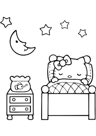Coloring pages with pdfs and jpgs for only $1.50 per page! Hello Kitty Sleeping Coloring Pages Hello Kitty Colouring Pages Hello Kitty Coloring Kitty Coloring Coloring Home