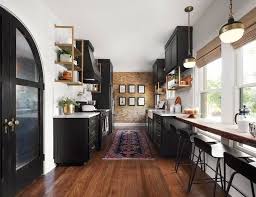 I Appreciate The Simplicity And Layout Of A Well Placed Galley Kitchen Especially One Like This There S Home Kitchens Kitchen Inspirations Fixer Upper Kitchen