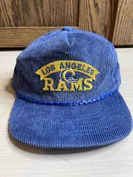 Los Angeles Ram Hat Vintage Corduroy 80s Football La Nfl Cap Etsy In 2021 Hats Vintage Los Angeles Rams Hat Nfl Caps