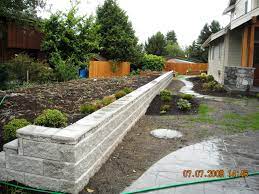 Retaining Wall And Groundcover Plantings Will Screen Septic System Mound Septic Mound Landscaping Hardscape Garden Landscape Design
