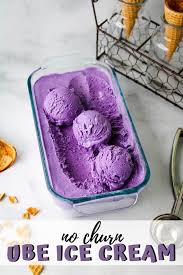 This is the best vanilla ice cream you'll ever eat. No Churn Ube Ice Cream Recipe Keeping It Relle