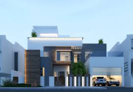 Modern Villa In Dubai On Behance Duplex House Design Modern Exterior House Designs House Architecture Styles