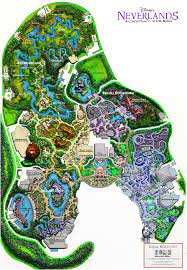 Neverlands Concept Plan Ideal Buildout Disney Concept Art Theme Park Map Theme Park Planning