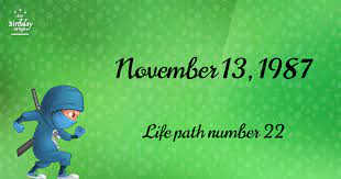 18 Fun Birthday Facts About November 13 1987 You Must Know Birthday Fun Fun Facts Life Path Number 22