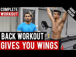 Complete Back Gym Routine That Gives You Wings Bbrt 16 Hindi Punjabi