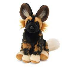 Stuffed African Wild Dog Mini Cuddlekin By Wild Republic At Stuffed Safari In 2021 African Wild Dog Wild Dogs Africa Animals