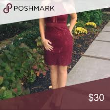 Elegant Sparkly Maroon Cocktail Dress Pristine Condition Nearly Nwot Worn Once And Dry Cleaned Beautiful For The Company Party Or Wedding Purc Clothes Design
