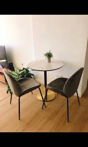Check out our dining chairs selection for the very best in unique or custom, handmade pieces from our dining chairs shops. Small Dining Table Chairs Not For Sale Furniture Tables Chairs On Carousell