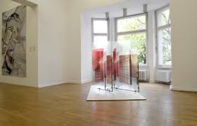 I'm presenting my work in an installation of smaller drawings in a separate room. Susa Templin Folded Spaces Perspectives Dimensions Westberlin Sculpture At Haus Am Lutzowplatz Berlin