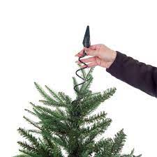 3d golden snowflake christmas tree topper with led projector lamp inside. Tree Topper Holder Village Lighting Company