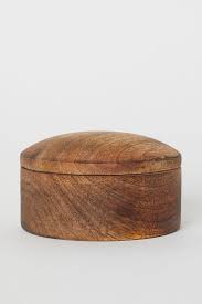 Boite Ronde En Bois Marron Bois De Manguier Home All H M Fr Boite Ronde En Bois Boite En Bois Ronds En Bois