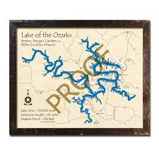 Route 54 and business route 54/osage hills road in lake ozark. Lake Of The Ozarks Mo 3d Wood Maps Laser Etched Nautical Decor