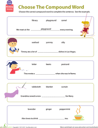 Compound Word Worksheets 2nd Grade Education Com Compound Words Compound Words Worksheets Words