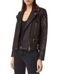 Allsaints Armstead Leather Biker Jacket Women Bloomingdale S In 2021 Leather Jackets Women Jackets Womens Biker Jacket