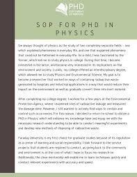Exquisite Physics Phd Statement Of Purpose Format That Can Serve As A Resource For Writing Yours See More Samples Here Http Www Phd Physics Student Life Phd