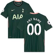 Get all the breaking tottenham news. Tottenham Hotspur Nike 2020 21 Away Vapor Match Authentic Custom Jersey Green
