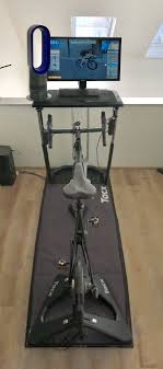 Das Fertige Setup Fur Zwift 4k Zwift Cycling Indoor Bike Trainer Bike Room