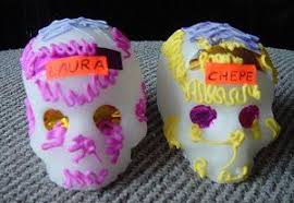 Calaveras De Dulce Dia De Muertos Con Nombre Calaveras De Azucar Dia De Los Muertos Azucar
