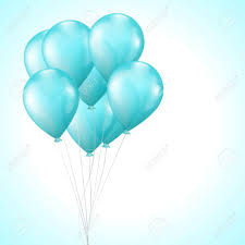 Background With Bright Light Blue Balloons Royalty Free Cliparts Vectors And Stock Illustration Image 18375185