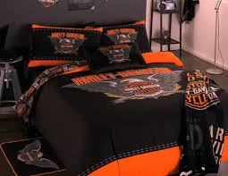 Photos Harley Davidson Elegants Draps Grand Lit Biker Harley Stuff Bikerharley Davidson Harley Davidson Bedding Harley Davidson Decor Duvet Bedding
