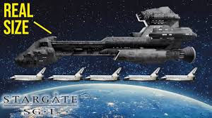 The real size of stargate ships. Stargate Ships Explained Usaf Prometheus Youtube