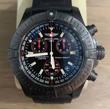 Used Breitling Avenger Seawolf Blacksteel Chronograph M73390 Watch 2 150 For Sale Timepeaks