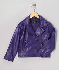 Purple Motorcycle Jacket Girls Zulily Fall Girls Jacket Purple Leather Jacket Purple Motorcycle