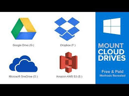 14 How To Mount Google Drive Or Dropbox Amazon Cloud S3 Onedrive Etc As A Drive In Windows Youtube Cloud Drive Network Drive Google Drive