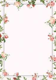 Vintage Posters Flowers Border Background Floral Border Design Flower Background Wallpaper Flower Border