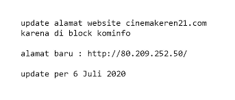 Lk21 online adalah situs streaming dan nonton film online yang menyajikan beragam film layarkaca21, nonton movie, cinemaindo, indoxxi, lk21, nonton film, nontonmovie, filmapik, bioskop 21. Cinema Keren 21 Home Facebook