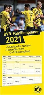 Home, away & cl jersey now in the official fcb fanshop. Borussia Dortmund Familienplaner Kalender 2021 Amazon Co Uk Books