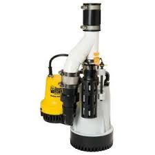 Basement Watchdog 1 3 Hp Submersible Combination Sump Pump System Dfk961 At The Home Depot Backup Sump Pump Sump Pump Submersible Sump Pump
