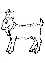 Black And White Goat Clipart Free Printable Goat Coloring Pages For Kids Animal Templates Farm Animal Coloring Pages Animal Coloring Pages