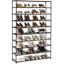 ❤ lass dich von 50 bildern aus echten wohnungen. Youdenova Schuhregal 10 Ebenen Bis Zu 5 Ebenen Abzubauen Schuhaufbewahrung 150x93x30 Schuhschrank Schuhablage Schwarz Amazon De Kuche Haushalt