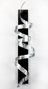 Black And Silver Metal Wall Decor Abstract Metal Wall Art Sculpture Black Knight By I Love The Look Of This Piece Of Modern Metal Wall Sculpture Wall Sculpture Art Abstract Metal Wall Art