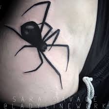 The black widow tattoo is also called the spider tattoo. Tattoo Uploaded By Sara Rose Black Work Spider Tattoo 1233228 Tattoodo