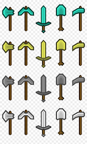 Painting and drawing for kids coloring pages, drawing scratch draw art game, painting, watercolor. Minecraft Tools Sword Pickaxe Axe And Shovel Minecraft Swords And Pickaxes Clipart 78402 Pikpng
