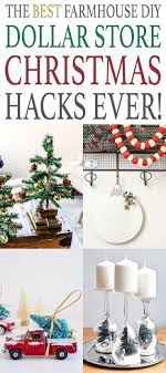 The Best Diy Farmhouse Dollar Store Christmas Hacks Ever The Cottage Market Dollar Store Christmas Decorations Dollar Store Christmas Christmas Hacks