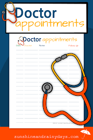 Doctor Appointments Printable Track Your Doctor Visits Medical Binder Printables Medical Binder Medical Printables