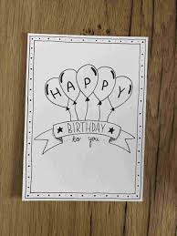 Happy birthday card drawing easy. Easy To Draw Happy Birthday Card Novocom Top