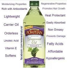 With proper use, grape seed oil for hair becomes a true panacea that does not clog pores, but, conversely, narrowing them to the desired size. Grapeseed Oil Grapeseed Oil Grapeseed Natural Oils